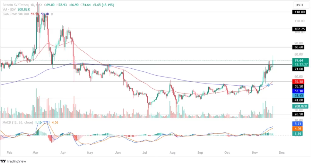 Bitcoin SV Reclaims its 8-month High!